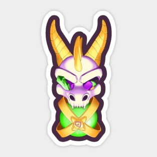 Spyro Skull Sticker